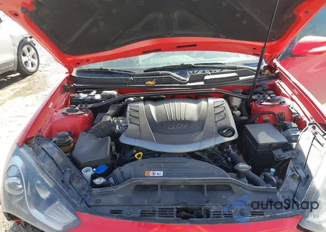 2016 Hyundai Genesis 3.8 Base z USA, uszkodzony, nr VIN KMHHT6KJ9GU133485